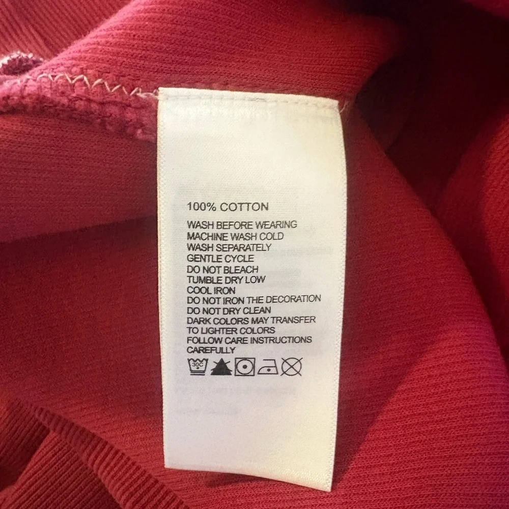 Tommy Bahama Sweater Mens Red 1/4 Zip Pullover Cotton Size XL - Picture 4 of 5
